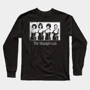 The Shangri-Las / 60s Fan Art Design Long Sleeve T-Shirt